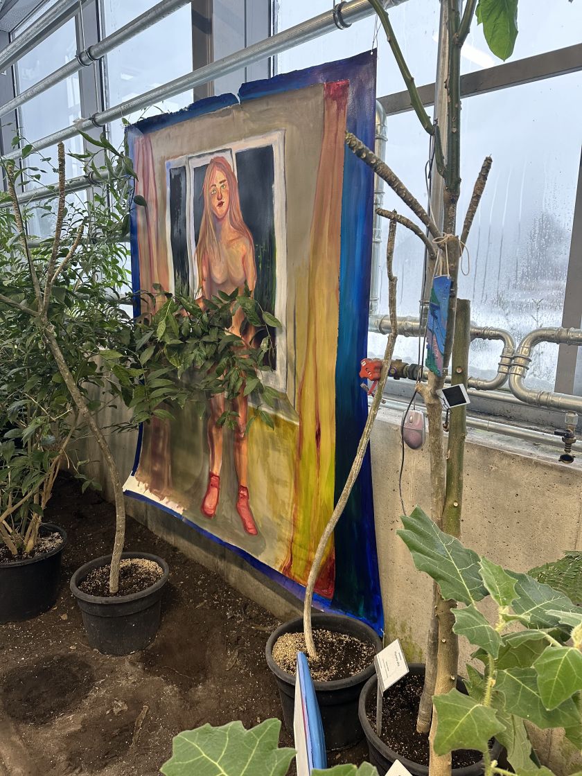 
VDU Botanikos sodo oranžerija tapo meninių eksperimentų erdve                