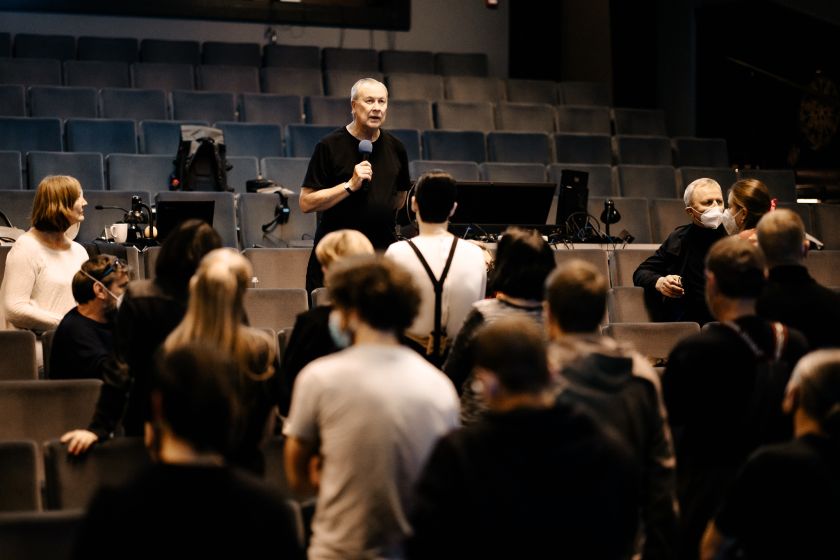 
Nacionalinis Kauno dramos teatras tariasi dėl dar vieno Roberto Wilsono spektaklio repertuare                