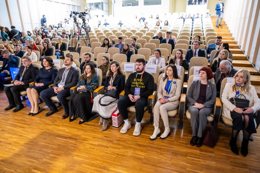 
Olena Zelenska: VDU Ukrainos centre Lietuvoje mūsų balsai skamba garsiau                