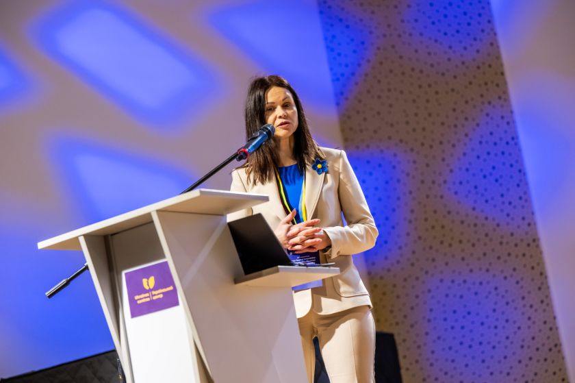 
Olena Zelenska: VDU Ukrainos centre Lietuvoje mūsų balsai skamba garsiau                