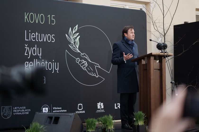 
Vilniaus universitete buvo minima Lietuvos žydų gelbėtojų diena                