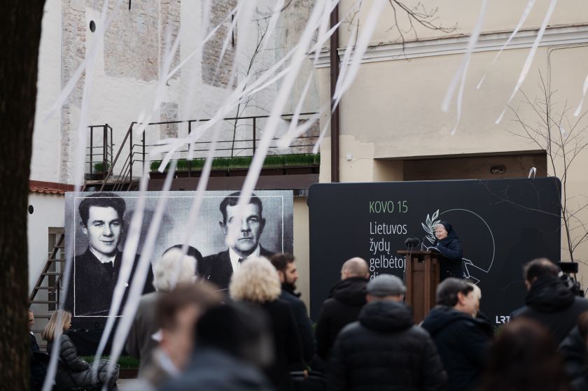 
Vilniaus universitete buvo minima Lietuvos žydų gelbėtojų diena                