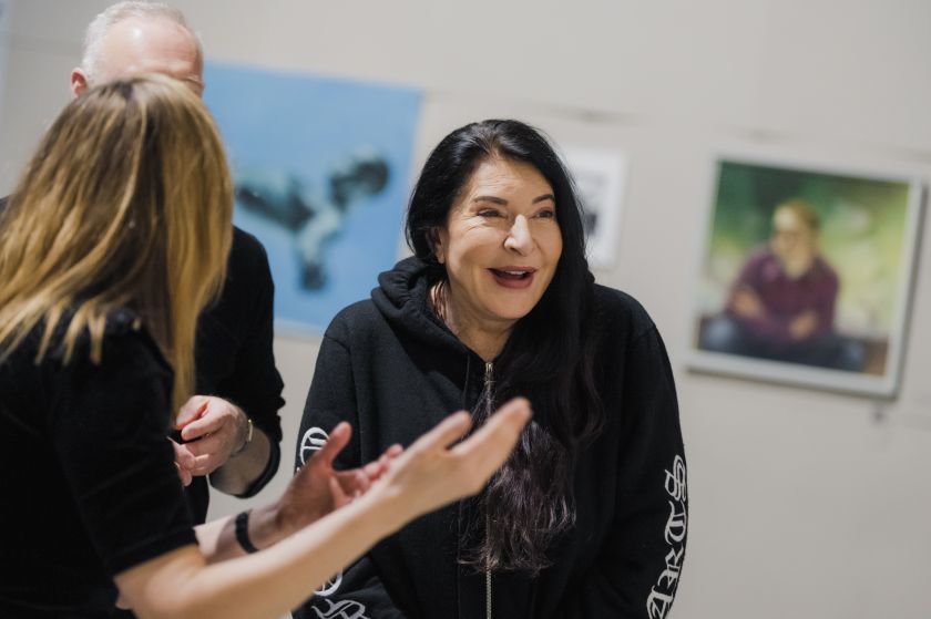 MO muziejuje apsilankiusi Marina Abramovič: tai viena geriausių mano matytų parodų