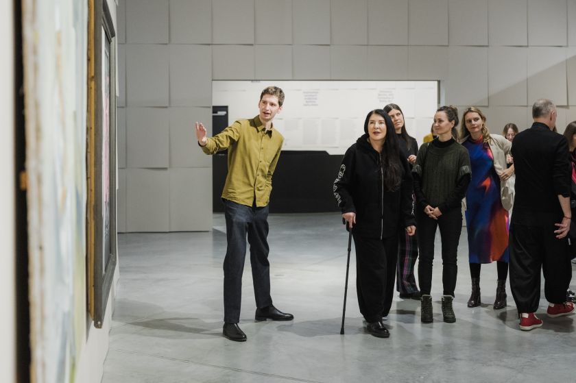 MO muziejuje apsilankiusi Marina Abramovič: tai viena geriausių mano matytų parodų