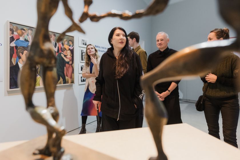 MO muziejuje apsilankiusi Marina Abramovič: tai viena geriausių mano matytų parodų