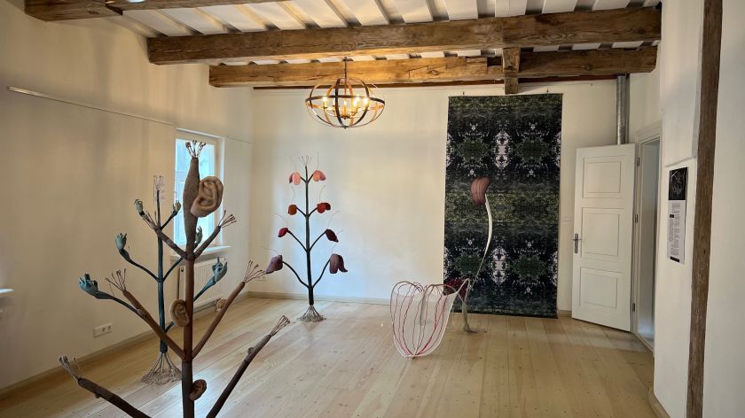 
Po tvarkybos darbų senojoje Trakų  klebonijoje įsikūrė galerija                