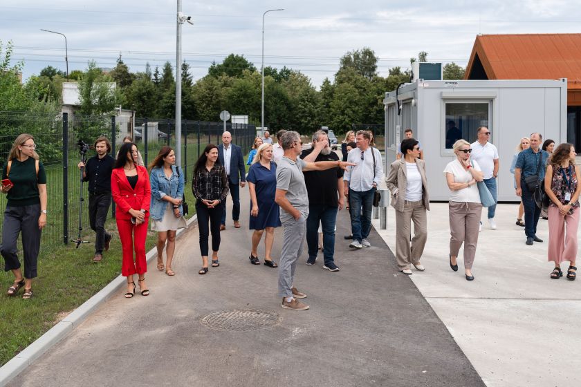 Šiauliuose atidaryta moderniausia Lietuvoje didelių gabaritų atliekų surinkimo aikštelė