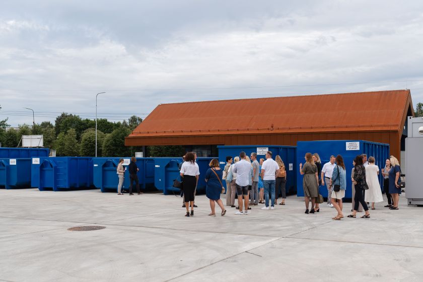 Šiauliuose atidaryta moderniausia Lietuvoje didelių gabaritų atliekų surinkimo aikštelė