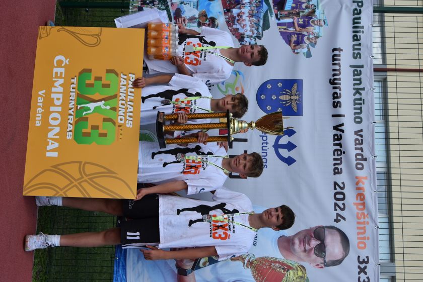 
Pauliaus Jankūno vardo 3x3 krepšinio turnyre Varėnoje – rekordinis komandų skaičius                