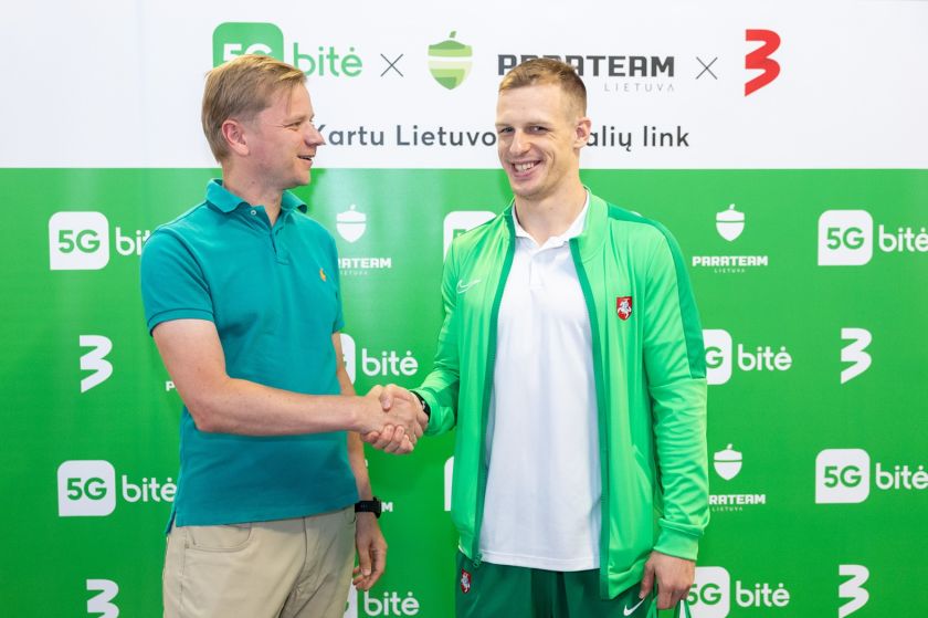 
Vilniaus oro uoste – paralimpiečių išlydėtuvės į Paryžiaus vasaros žaidynes                