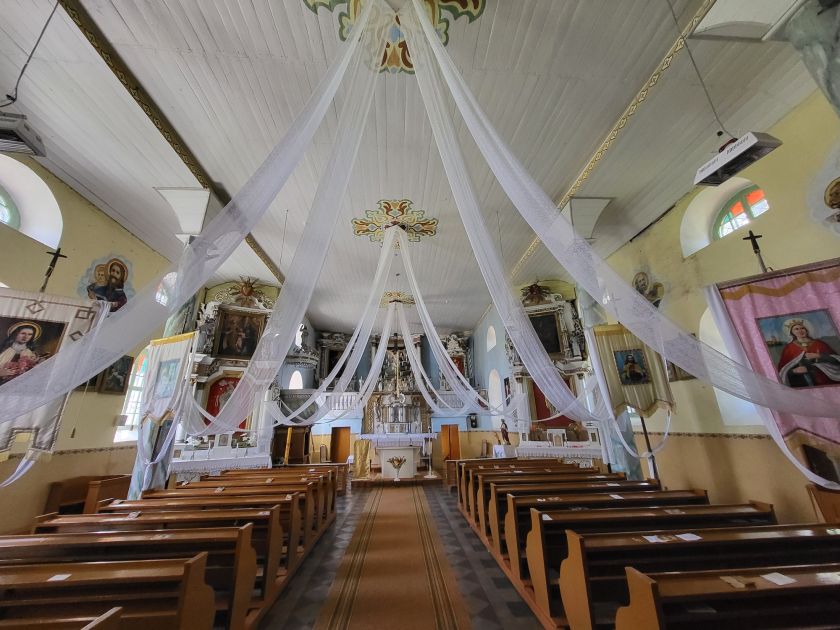 Baigta tvarkyti Židikų Šv. Jono Krikštytojo bažnyčia