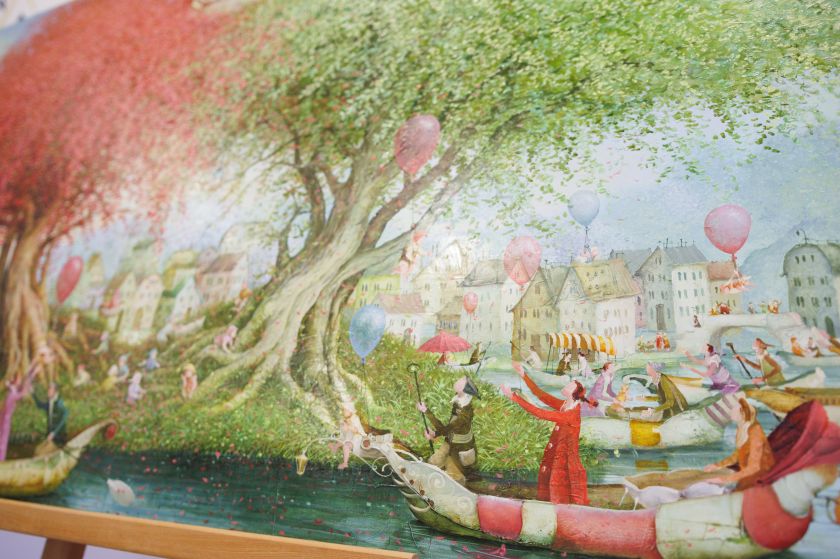 
Jonavoje ant ligoninės sienos perkels R.Januškevičiaus paveikslą                