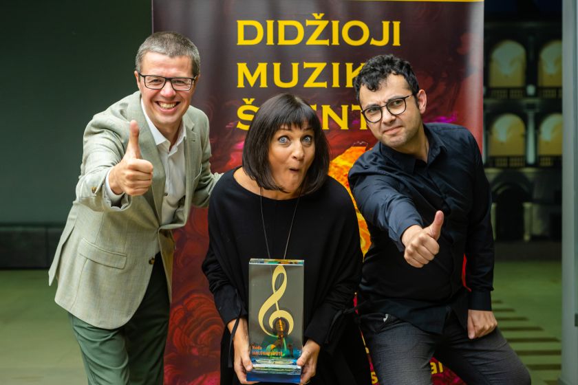 
Didžiojoje muzikų šventėje paminėtos svarbios datos ir pagerbti talentingi šalies atlikėjai                