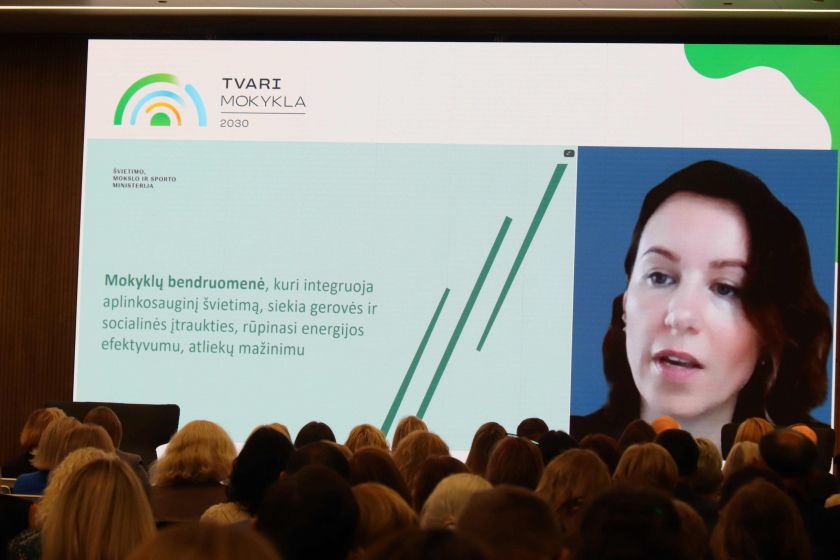 
Konferencijoje „Tvari mokykla 2030“ pristatytos gerosios tvarumo praktikos švietime                 