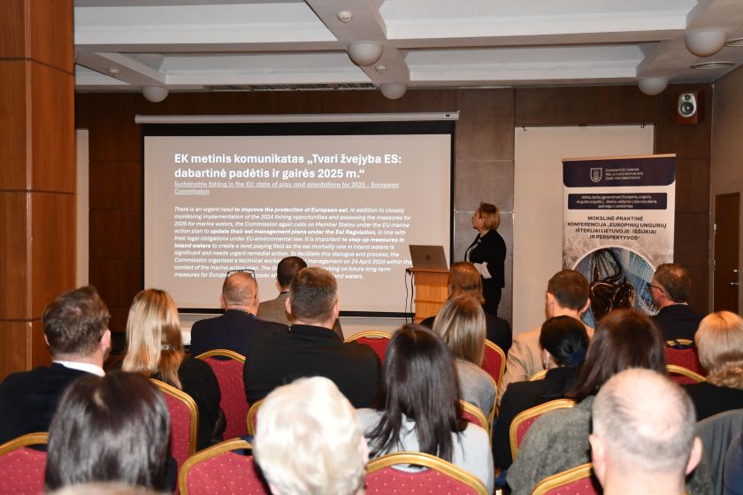 Europinių ungurių išteklių valdymo plano aptarimo renginyje aktyviai diskutuota ties išnykimo riba atsidūrusių žuvų išsaugojimo klausimais