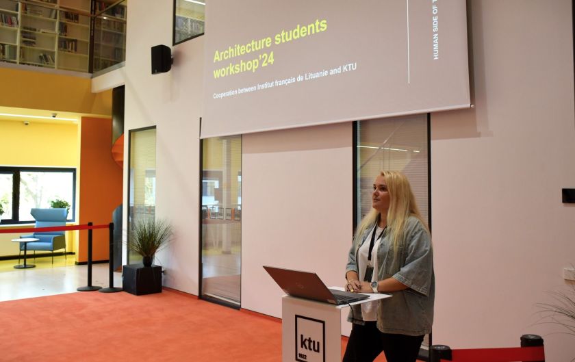 KTU studentai iš Prancūzijos architektų mokėsi neįprastų aplinkos analizės metodų