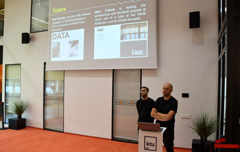 KTU studentai iš Prancūzijos architektų mokėsi neįprastų aplinkos analizės metodų
