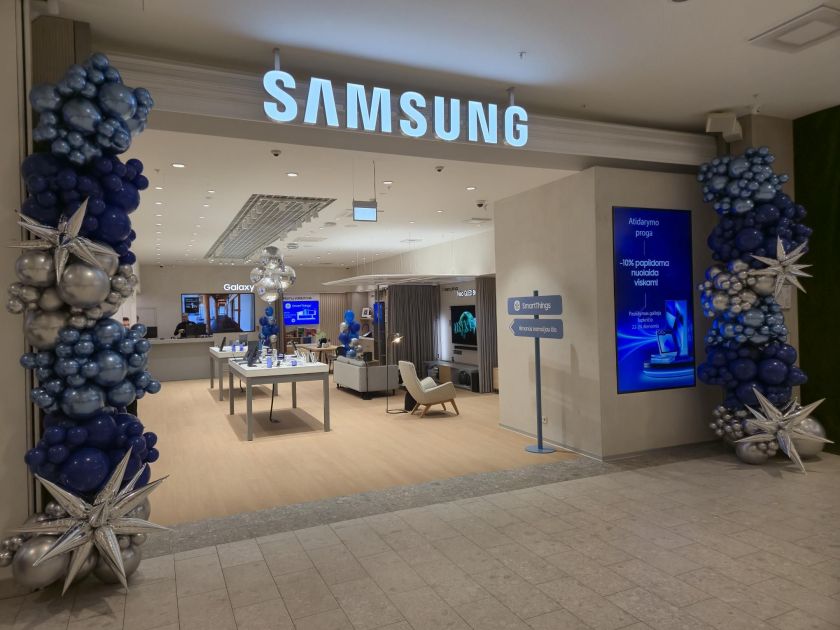 „Samsung“ atidaro pirmąją patirčių parduotuvę Lietuvoje