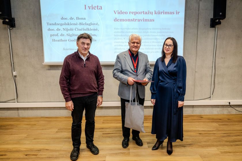 Kokybės dienos proga VDU vyko diskusija apie dirbtinį intelektą ir inovatyviausiųjų apdovanojimai