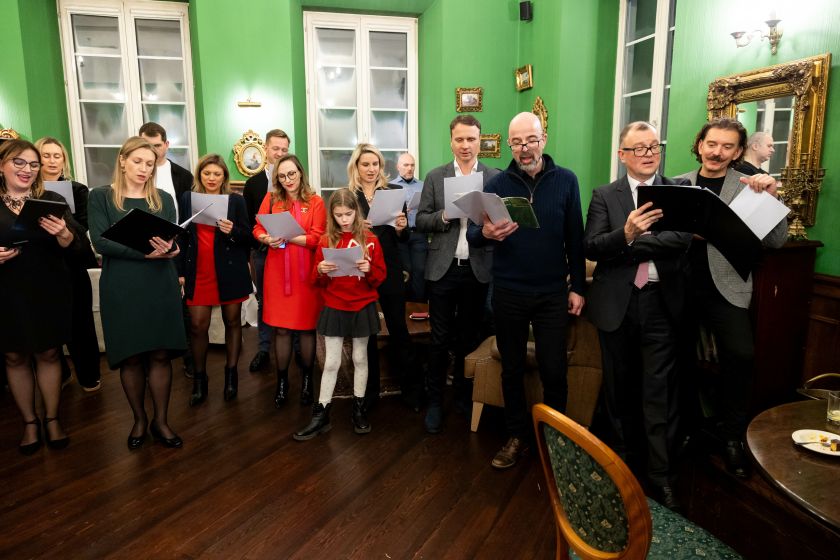 Atgimusiame „British Chamber of Commerce in Lithuania“ kalėdinių giesmių vakare – pirmą kartą skambėjo Ukrainiečių giesmė
