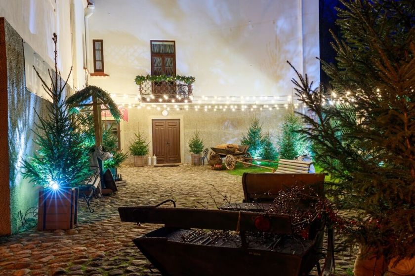 Kalėdinis Rokiškio atvirukas – nuo prekymečių iki kalėdaičio