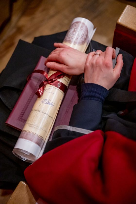 VDU įteikti daktaro diplomai, skirtos Garbės stipendijos ir pagerbti mokslininkai