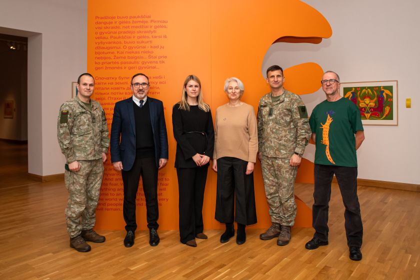 Lietuvos nacionalinis dailės muziejus ir Lietuvos kariuomenė pasirašė naują bendradarbiavimo sutartį
