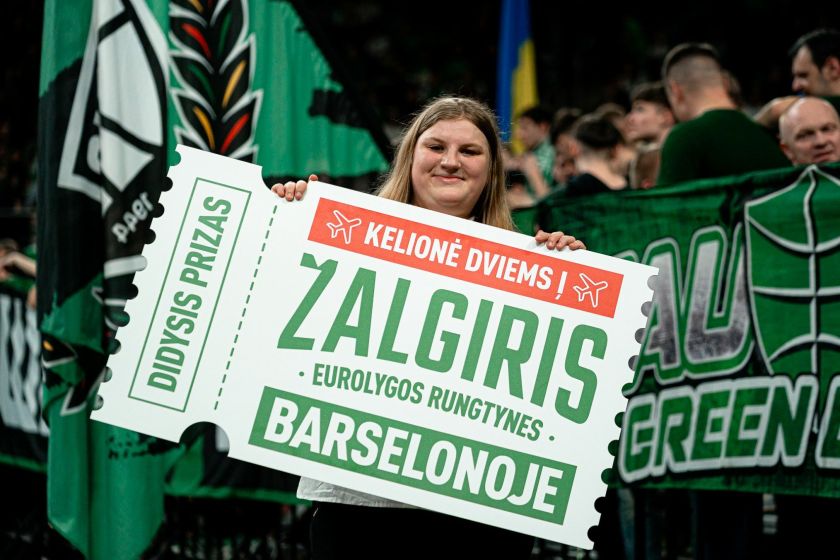 „Žalgirio“ rungtynėse apdovanota „Viados“ žaidimo didžiojo prizo laimėtoja: iš pradžių pagalvojau, kad apie pergalę pranešė sukčiai
