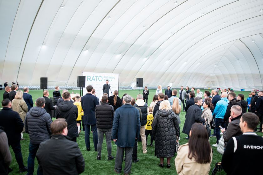 Vilniaus rajone duris atveria RATO futbolo arena
