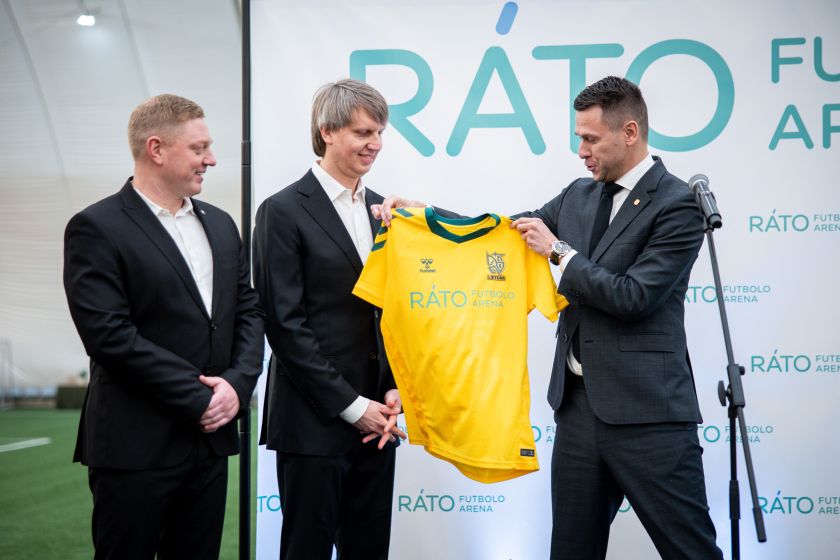Vilniaus rajone duris atveria RATO futbolo arena