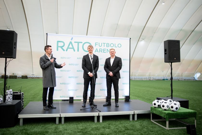 Vilniaus rajone duris atveria RATO futbolo arena