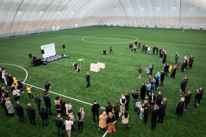Vilniaus rajone duris atveria RATO futbolo arena