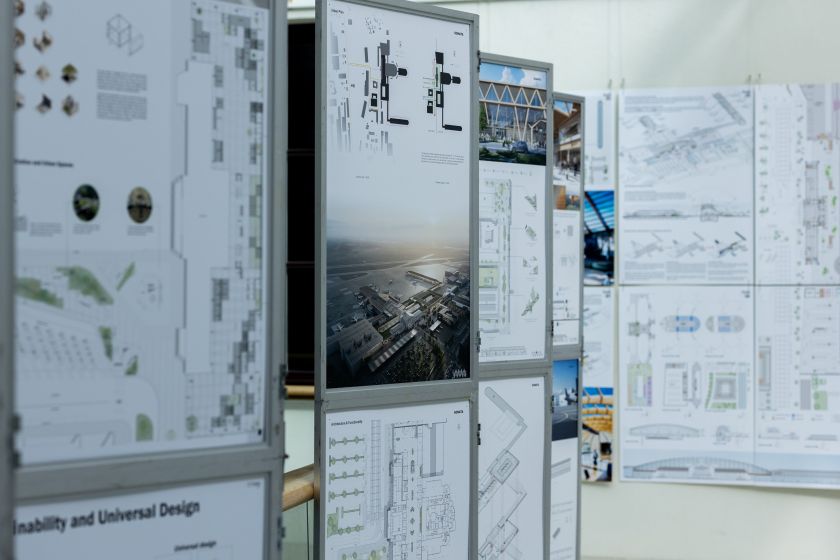 Būsimo Vilniaus oro uosto atvykimo terminalo architektūrinės idėjos pristatomos viešai