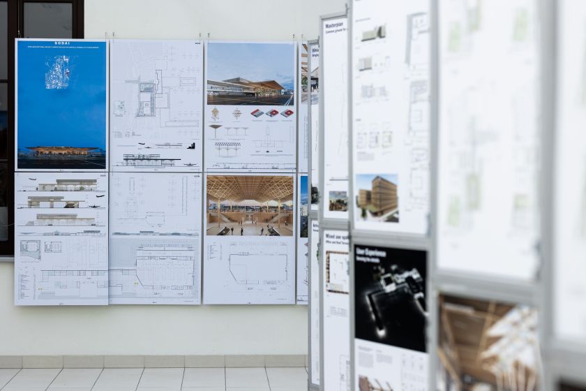 Būsimo Vilniaus oro uosto atvykimo terminalo architektūrinės idėjos pristatomos viešai