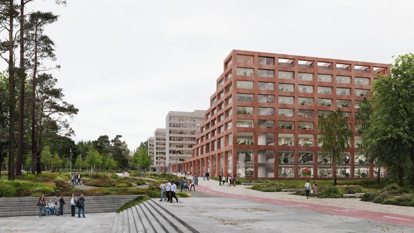 Vilniaus universitetas atnaujina Saulėtekį: pristato planus ir atidaro architektūrinių idėjų parodą