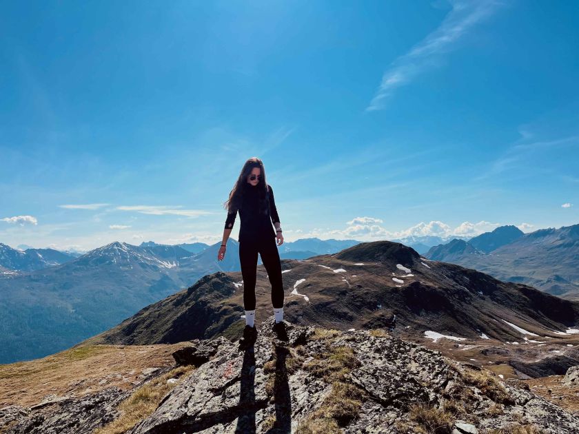 Tritonus Tarptautinėje gamtos tyrimų savaitėje tyrinėjusią moksleivę iš Vilkaviškio ypač sužavėjo žygiai Šveicarijos Alpėse