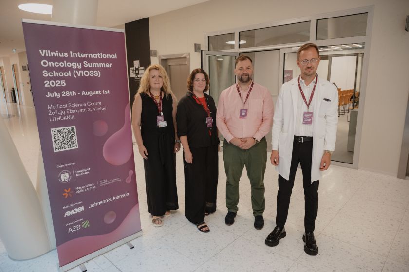 Įvyko 1-oji Vilniaus tarptautinė onkologijos vasaros mokykla: Vilniaus universitetas tampa šiuolaikiška medicinos mokslo erdve