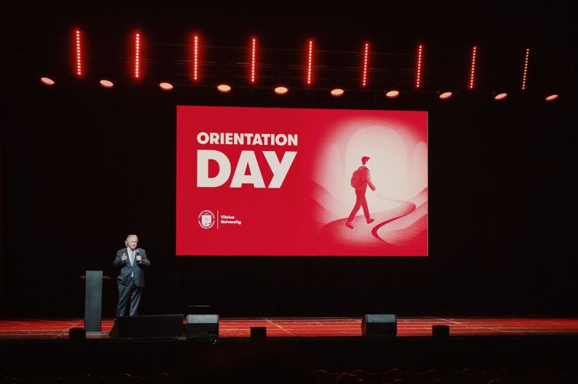 „Mėgaukitės studijomis VU“: į universitetą atvykusiems tarptautiniams studentams – integracijos renginys „Orientation Day“