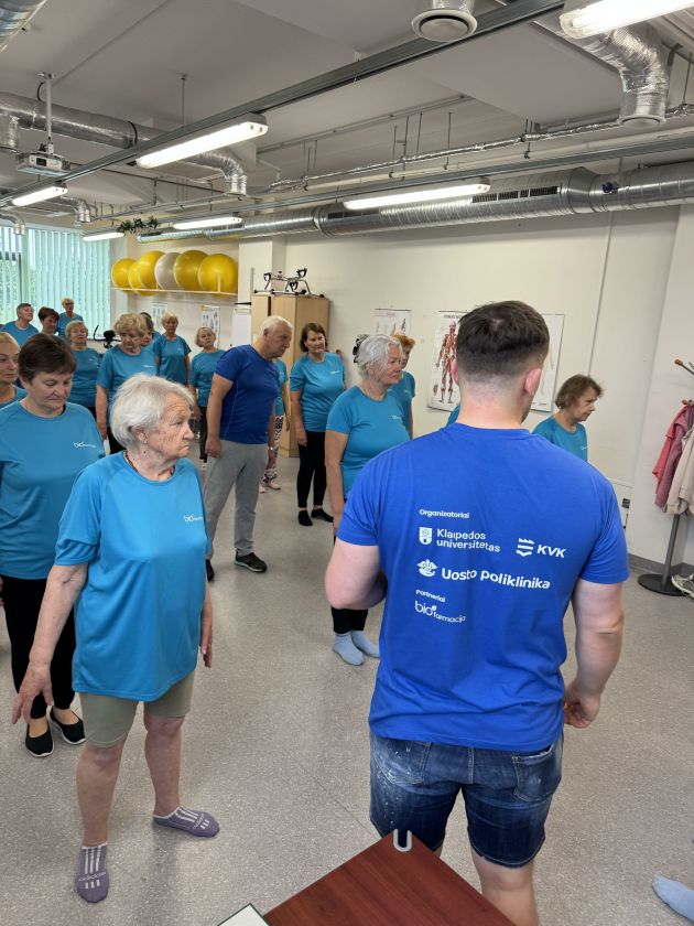 Klaipėdoje – senjorų mankštos, kurios ne tik stiprina kūną, bet ir matuoja realius sveikatos pokyčius
