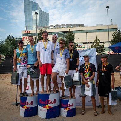 Lietuvos paplūdimio teniso čempionate nestigo atkaklių kovų ir staigmenų