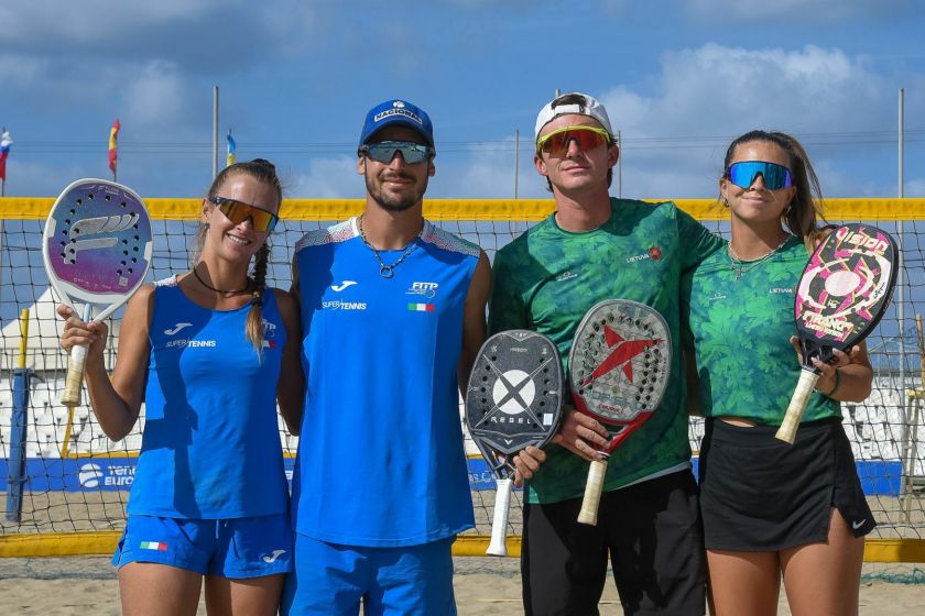 Lietuvos paplūdimio tenisas iškovojo pirmąjį medalį Europos čempionate