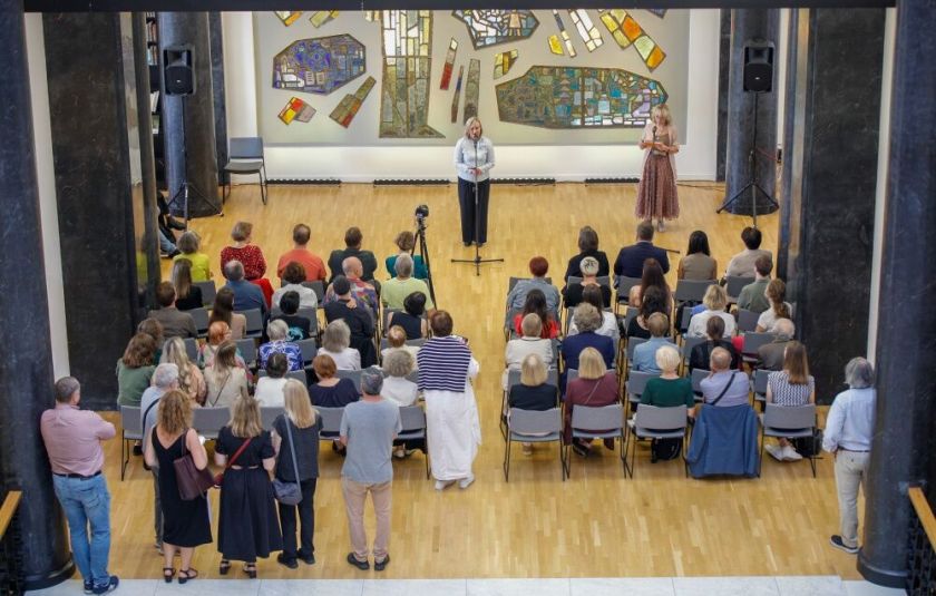 Parodos „YIVO šimtmetis: ištakos, kelias, palikimas“ atidarymas Lietuvos nacionalinėje Martyno Mažvydo bibliotekoje