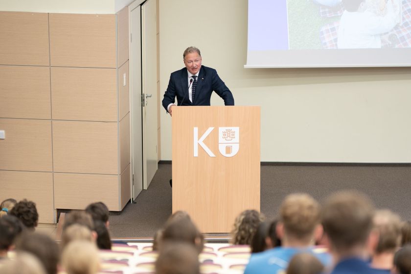 Studijų startas Klaipėdos universitete: artėjantis jubiliejus, augantis studentų skaičius, infrastruktūros plėtra ir kvietimas švęsti kartu