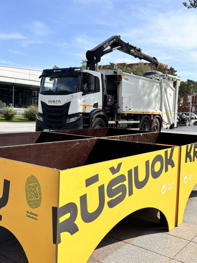 Viešos konteinerio kratos Visagine metu atskleista, kodėl šiame mieste gyventojams sunkiau pratintis prie rūšiavimo