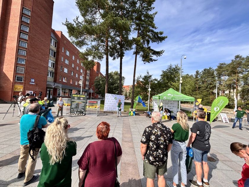 Viešos konteinerio kratos Visagine metu atskleista, kodėl šiame mieste gyventojams sunkiau pratintis prie rūšiavimo