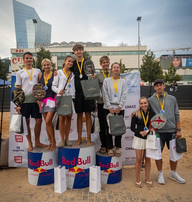 Lietuvos paplūdimio teniso čempionate nestigo atkaklių kovų ir staigmenų