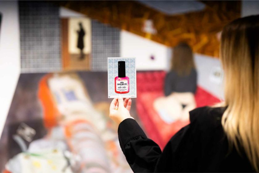 Kultūra Naujamiesčio širdyje: „Algirdo 3“ atidaryta V. Opolskytės paroda „nieko tokio“