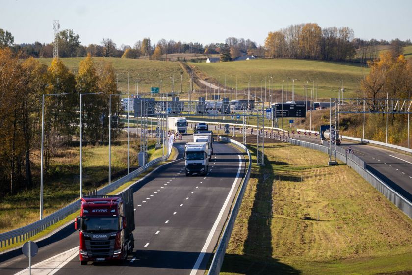 „Via Baltica“ automagistralėje sujungtos atkarpos tarp Lietuvos ir Lenkijos
