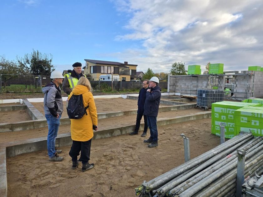 Mazūriškiuose įsibėgėja darželio statyba