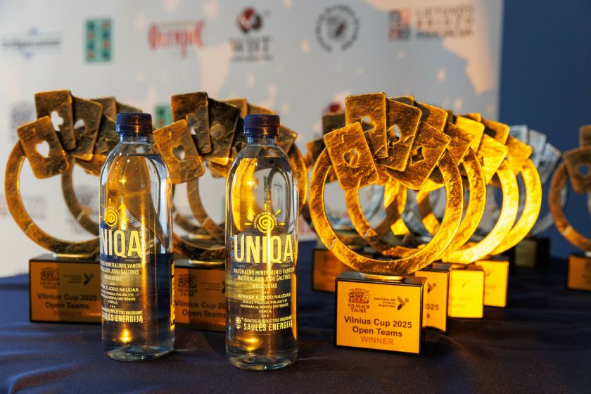 Vilniuje įvyko prestižinis tarptautinis sportinio bridžo turnyras „Vilniaus taurė 2025“ 2025 m. rugsėjo 26–28 d., Vilnius